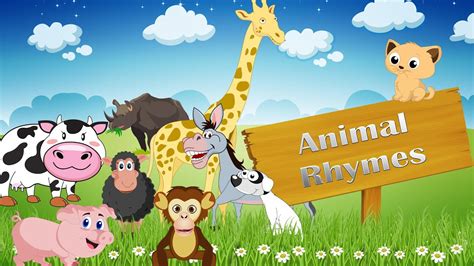 Animal Rhymes Baby Rhymes Animal Rhymes For Children - Animal Rhymes For Children