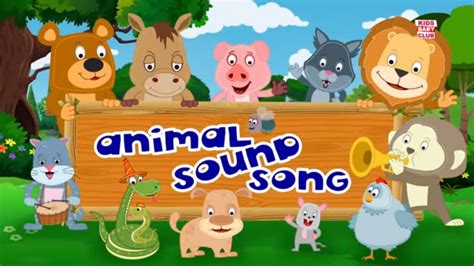 Animal Sound Songs Nursery Rhymes For Babies Youtube Rhymes On Animals For Kindergarten - Rhymes On Animals For Kindergarten