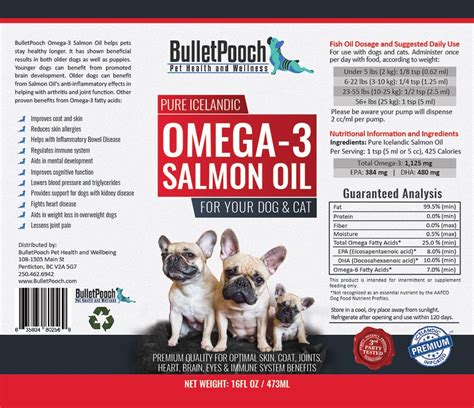 Animal Supplement Label