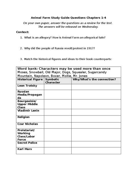 Full Download Animal Farm Study Guide Answer Key Student Copy Pdf File Read