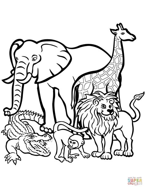 Animals Coloring Pages Super Coloring Endangered Animals Coloring Pages - Endangered Animals Coloring Pages