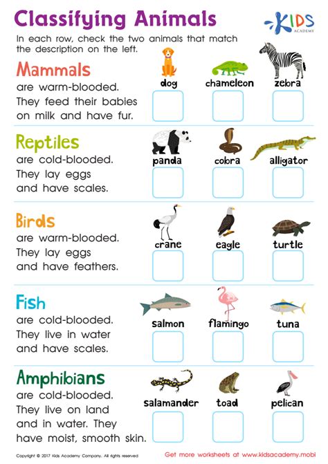 Animals Worksheets For Grade 2 K5 Learning Basic Animal Science Worksheet - Basic Animal Science Worksheet