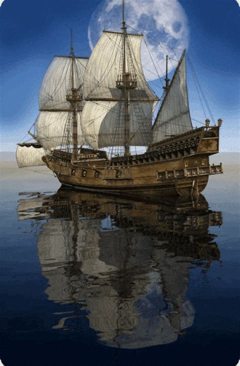 Animated Pirate Ship Gif