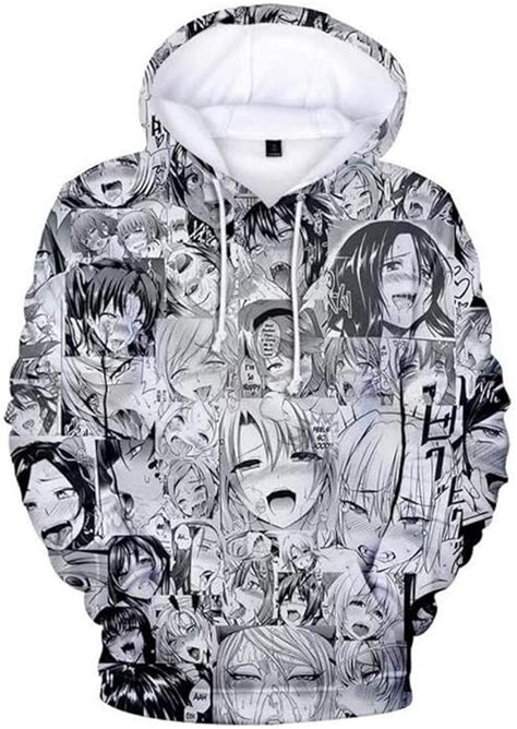 anime ahegao hoodie