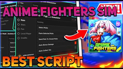 anime fighters simulator Script Auto Farm ScriptPastebin