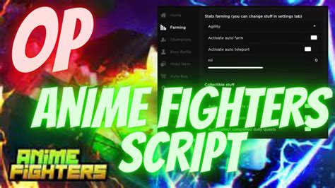 Anime Fighters Script [2022] Very OP 🔥