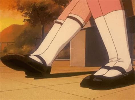 Anime foot gif