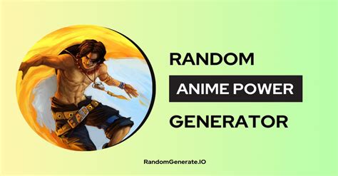 Anime Power Generator
