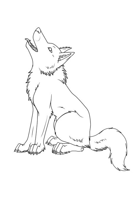 Anime Wolf Coloring Pages Coloring Nation Anime Wolf Coloring Pages - Anime Wolf Coloring Pages