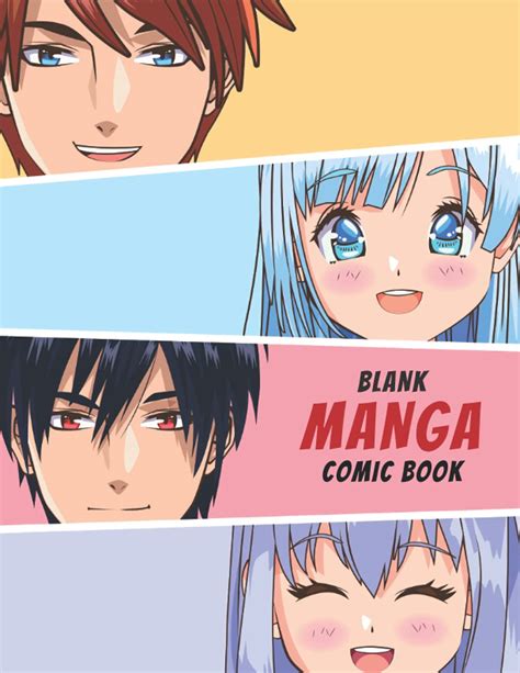 Read Online Anime Manga Blank Comic Notebook Create Your Own Anime Manga Comics Variety Of Templates For Anime Drawing Anime Brown Eyes Blank Comic Books 