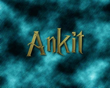 Ankit Name Logo