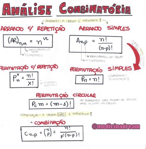 Análise Combinatória Probabilidade