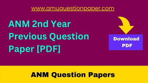 Read Anm Question Paper 