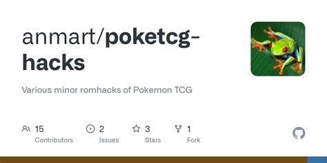 anmart/poketcg-hacks: Various minor romhacks of Pokemon TCG - Github