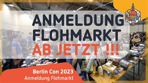 anmeldung flohmarkt berlin