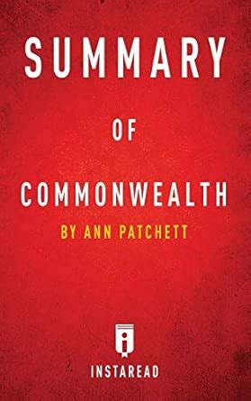Ann Patchett Commonwealth Summary