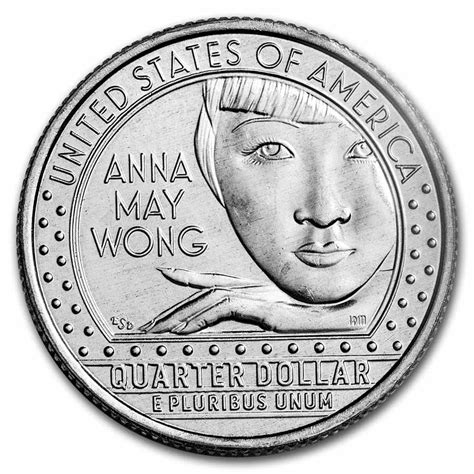 Anna May Wong Quarter   Anna May Wong Quarter American Women Quarters U - Anna May Wong Quarter