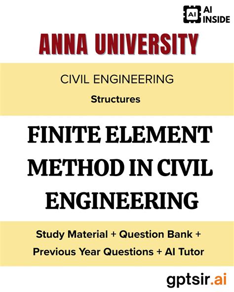 Anna University Finite Element Method Notes