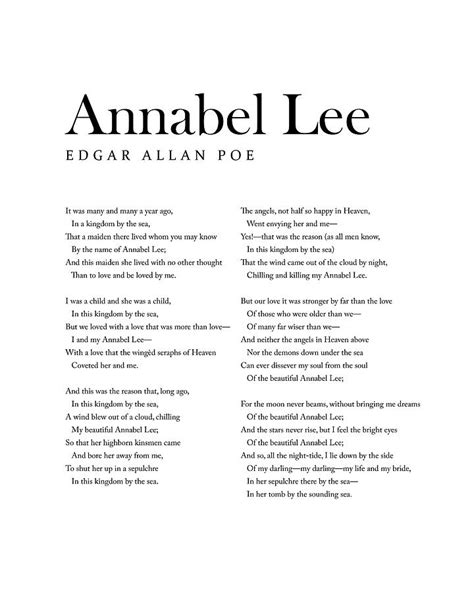 Annabel Lee