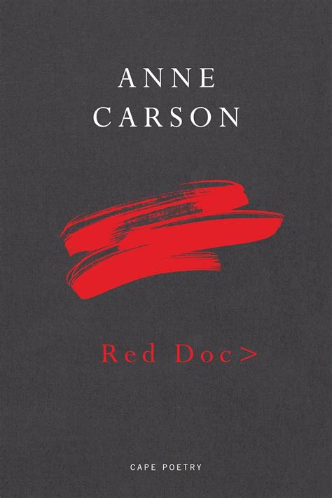 Anne Carson Red Doc