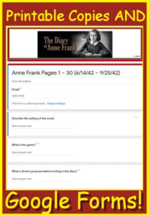 anne frank chapter questions and answers