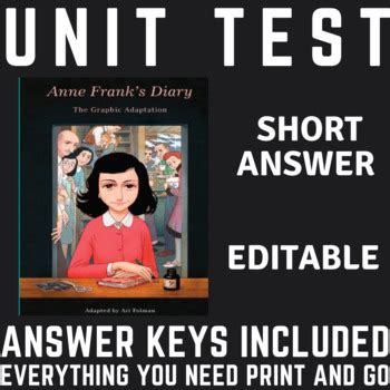 Anne Frank Unit Test Answer