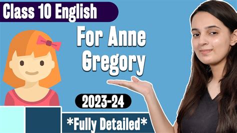 Anne Gregory Class 10
