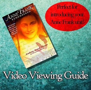 Full Download Anne Frank Remembered Documentary Viewing Guide Answers 