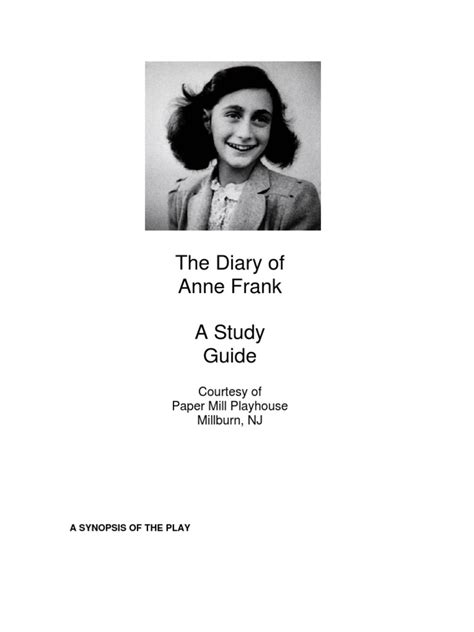Read Anne Frank Study Guide Google Books 