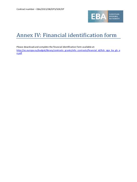 Read Annex Iv Financial Identification Form Osharopa 