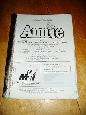 Annie Musical Libretto