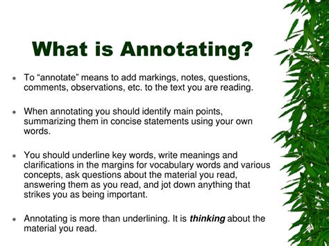 annotated meaning