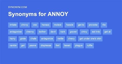 Annoying Synonym