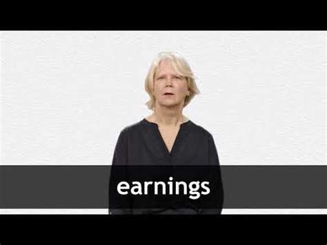 annual earnings Definition in the Cambridge English Dictionary