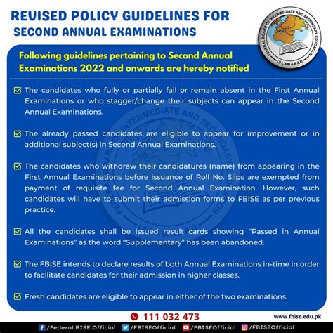 Download Annual Exam Guidelines 