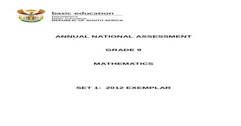 Full Download Annual National Assessment Grade 9 Question Paper 