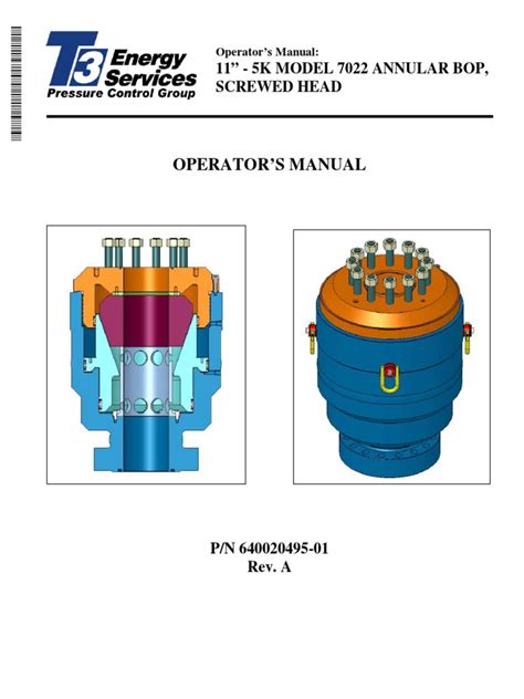 annular manual t3 7082