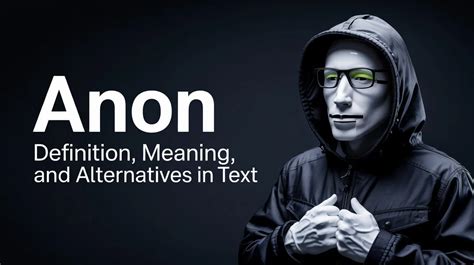 Anon Meaning