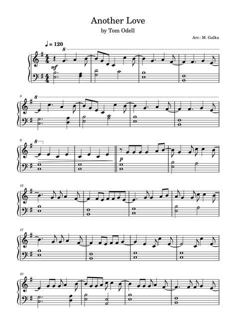 another love piano easy