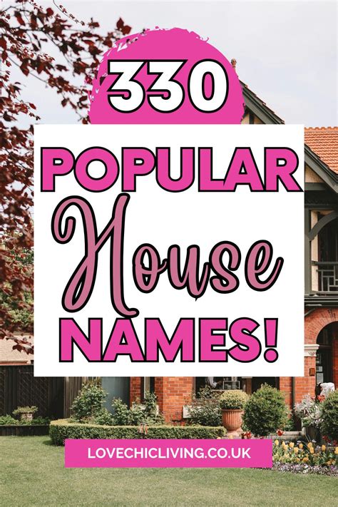 Another Name For House