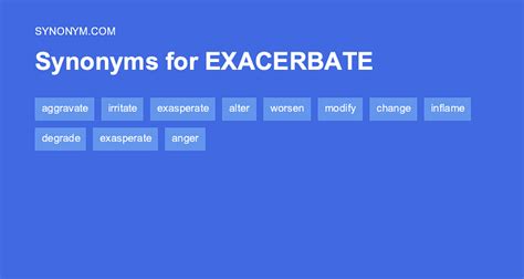 Another Word For Exacerbate