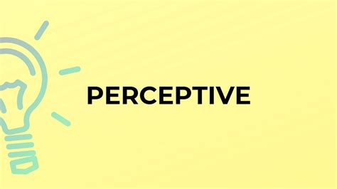 Another Word For Perceptive