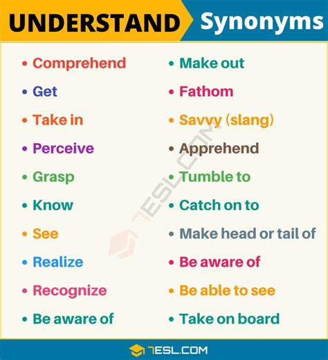 Another Word For Understand