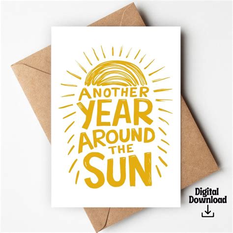 Another Year Around The Sun Quotes