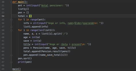 anropa funktion  vilket  ej  besitter parameter