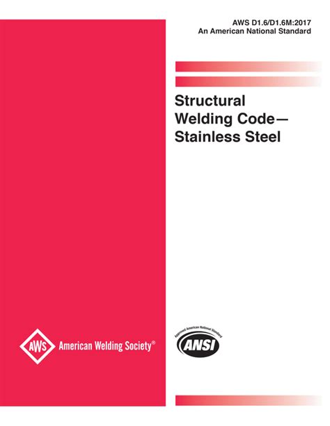 Ansi Aws D1 6 Section 6 Bing Pdfsdir