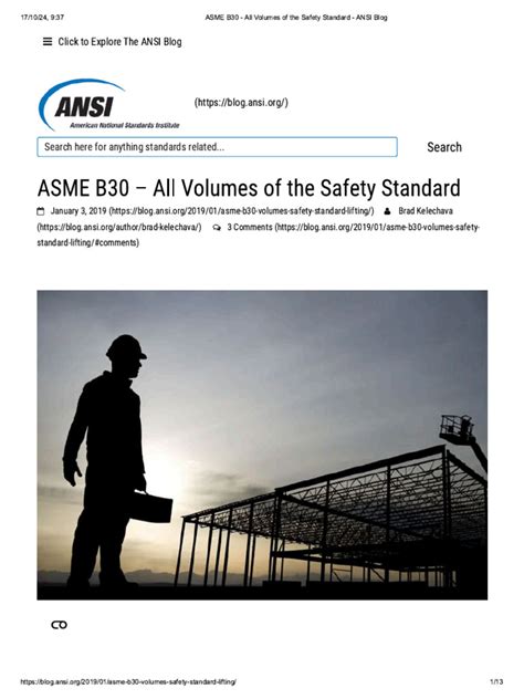 Ansi B30 6 Safety Code For Derricks Lawsource