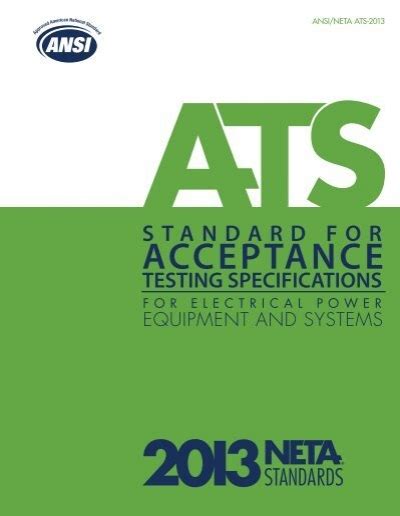 Ansi Neta Ats 2013