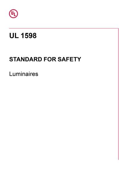 Ansi Ul 1598 Pdfsdocuments