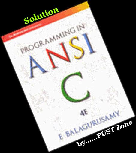 Full Download Ansi C Language 4Th Edition Balagurusamy 